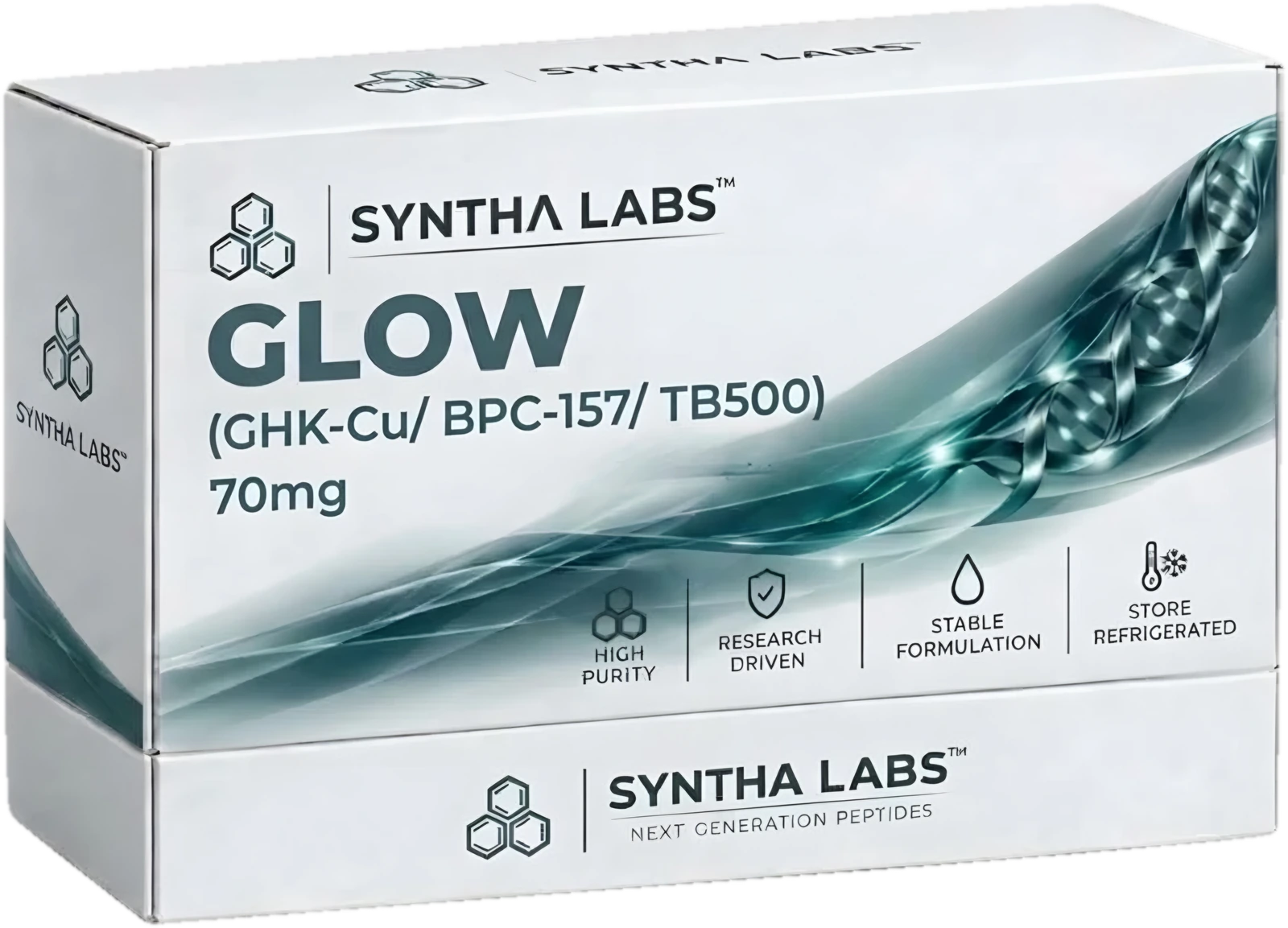 Syntha Labs GLOW 70 mg outer box